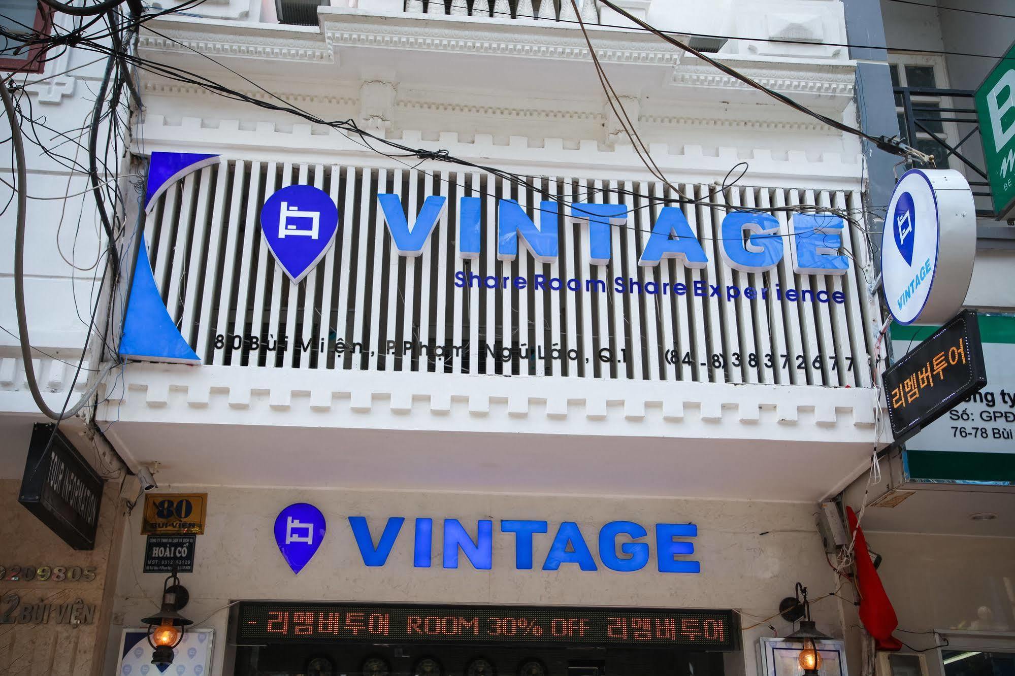 Vintage Hostel Saigon Ho Şi Min Exterior foto
